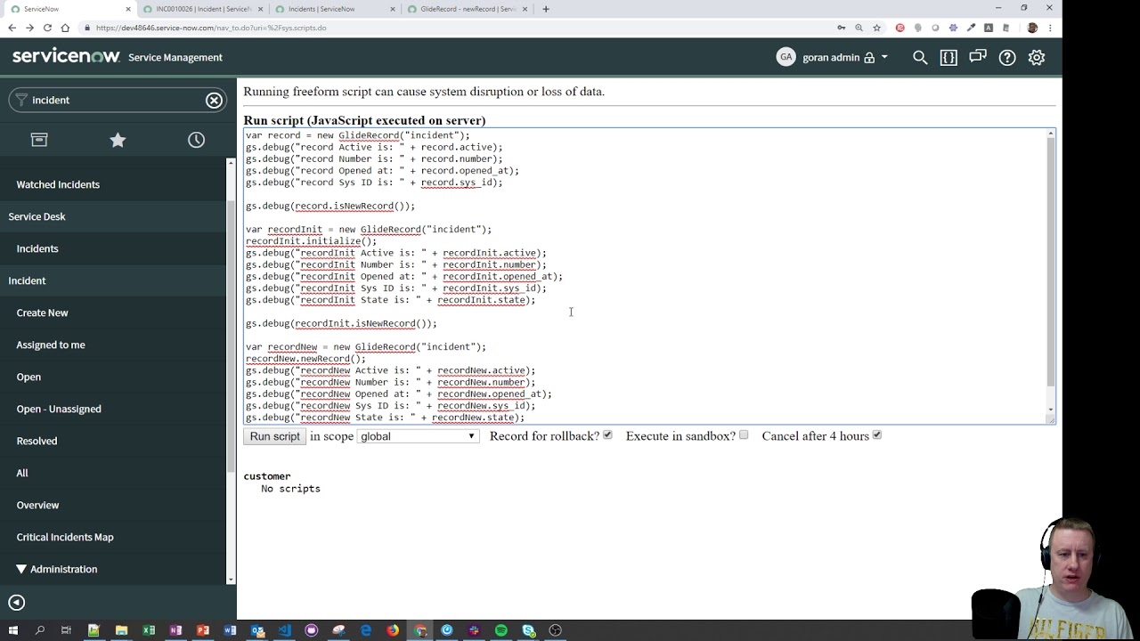 Episode 18 - initialize() vs newRecord() in ServiceNow