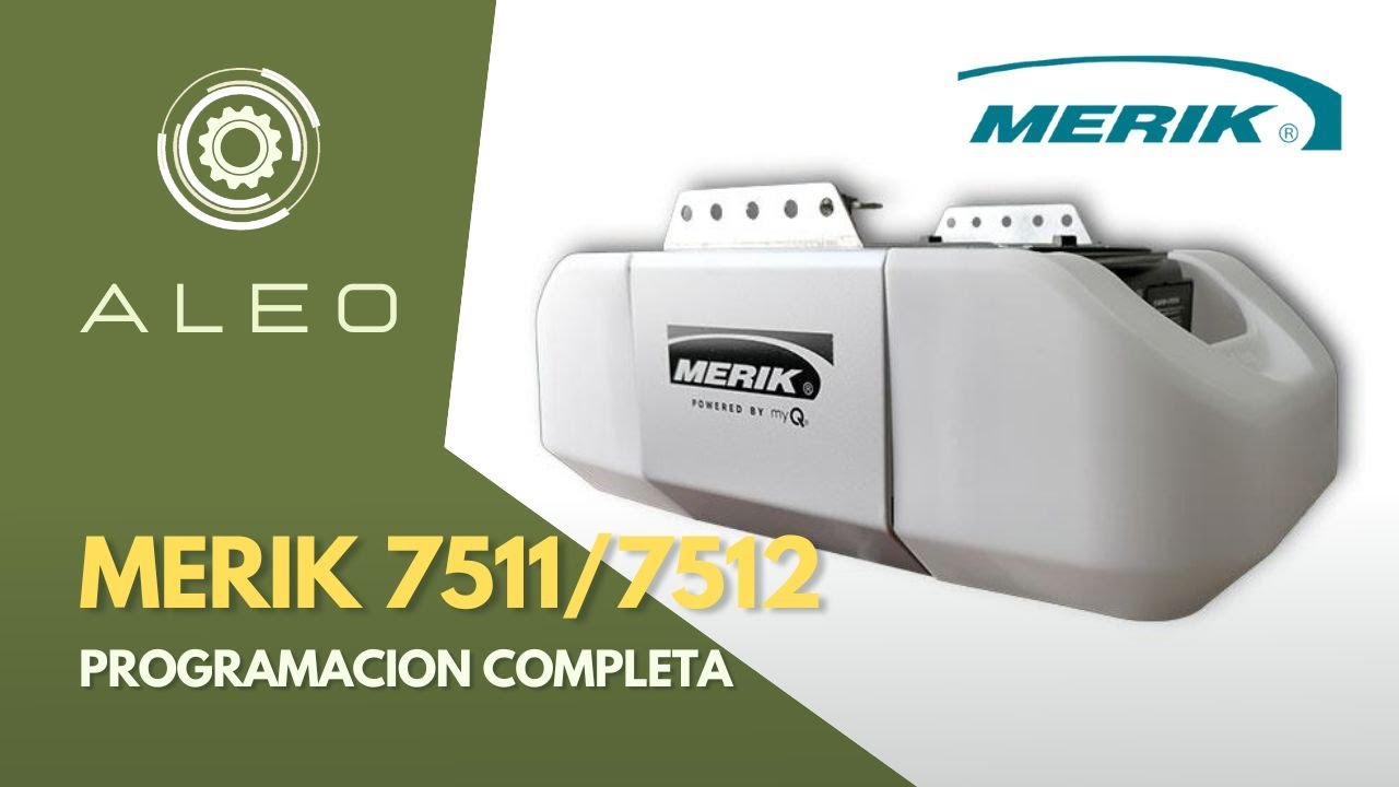 MOTOR Merik 7512 / 7511 Y sus respectivas configuraciones