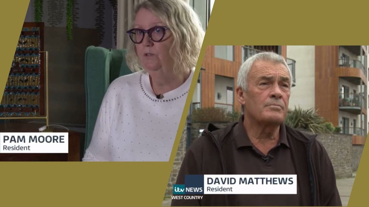 ITV West Country: Cladding scandal is hurting people's lives in Portishead (06/11/24)