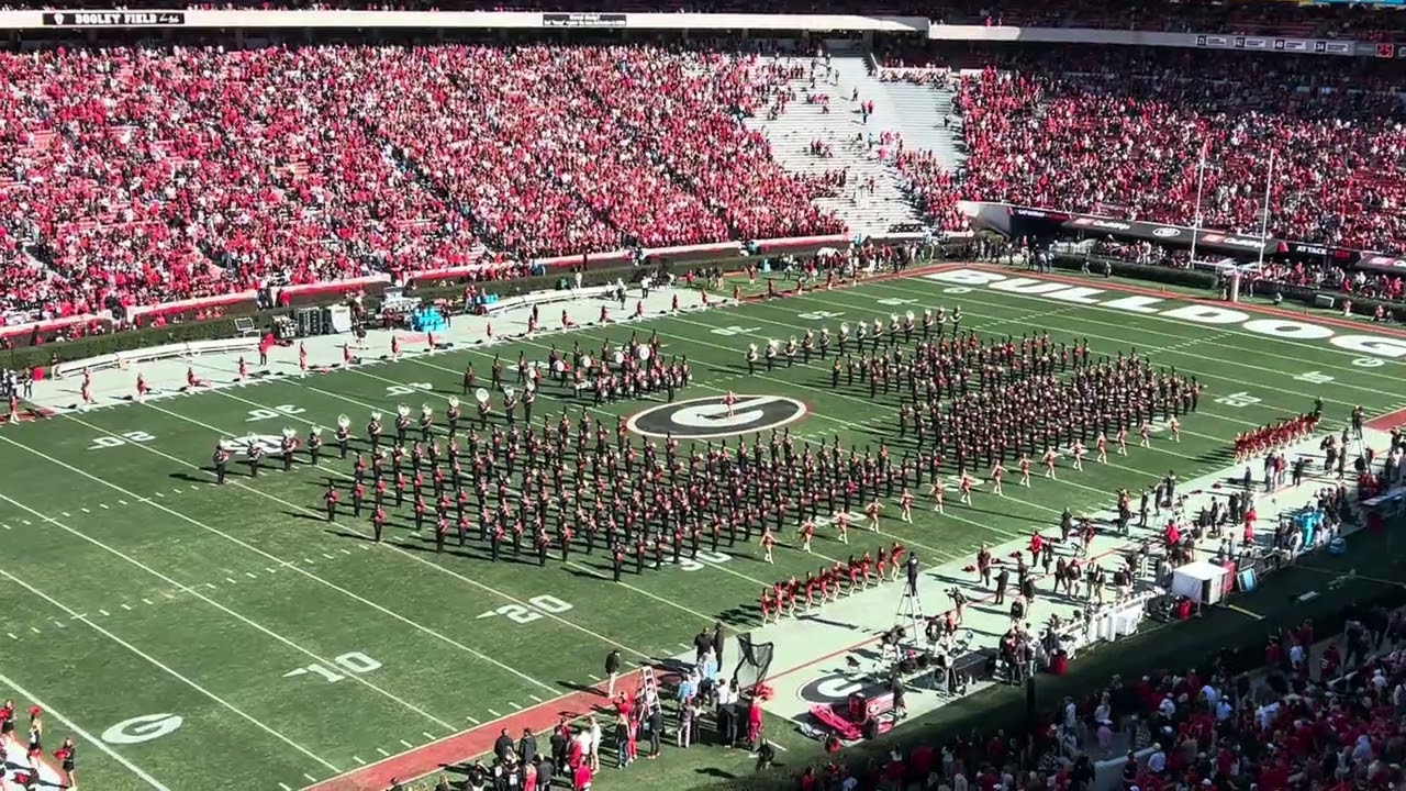UGA pregame 11/23/2024 (view right behind battle hymn soloist)