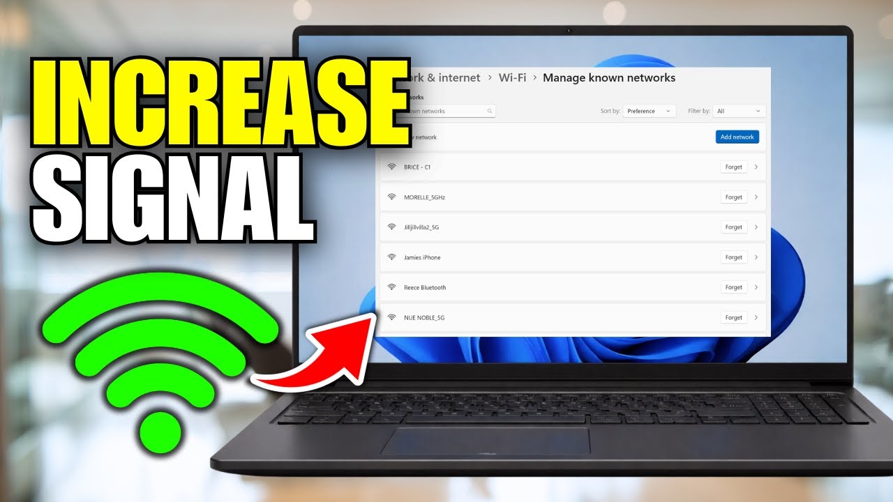 How To Increase WiFi Signal Strength On Laptop (Windows 11)