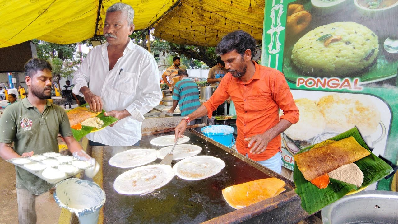 Tirupati Best Breakfast place | Highest selling breakfast | Indian Street Food #tirupathifood 