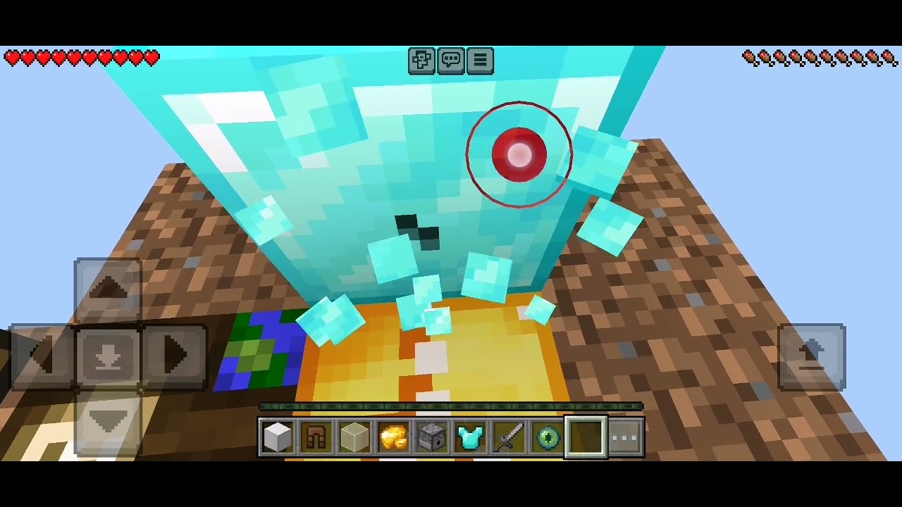 لعبه ماينكرافت lucky block مشيت نص اللعبه ؟بس ما عدنه شي 