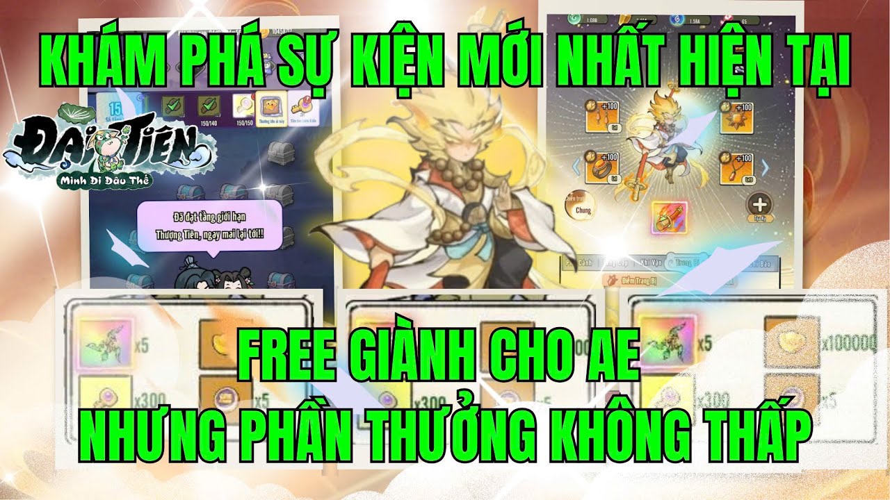 ĐẠI TIÊN MÌNH ĐI ĐÂU THẾ - THÊM 1 EVENT SIÊU NGON CHO AE CÀY CHAY...UPDATE VỊ TƯỚNG CHÍ TÔN THỨ 3
