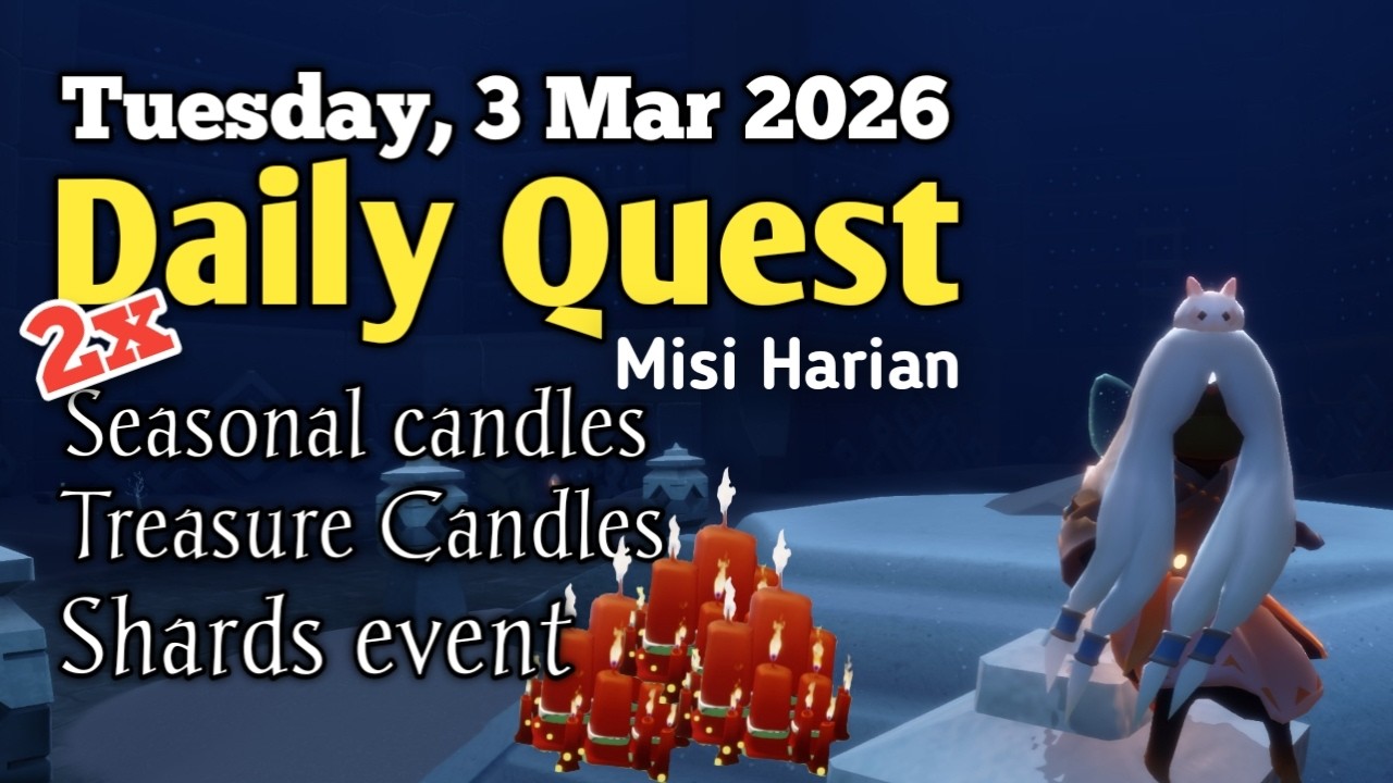Sky Daily Quest today - Vault of Knowledge 3 Mar 2026 | Sky Children of the Light | Sandwichies Ch