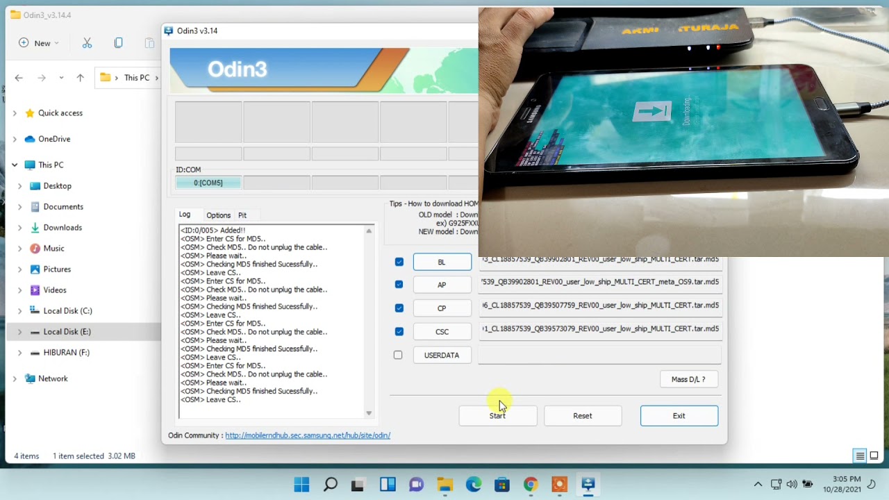 Flash Samsung Galaxy Tab A SM-T385 TESTED Work 100%