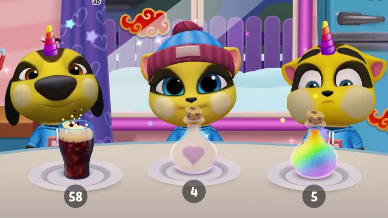 My Talking Tom Friends-AMONG US - R.I.P TOM @TalkingTom #talkingtom