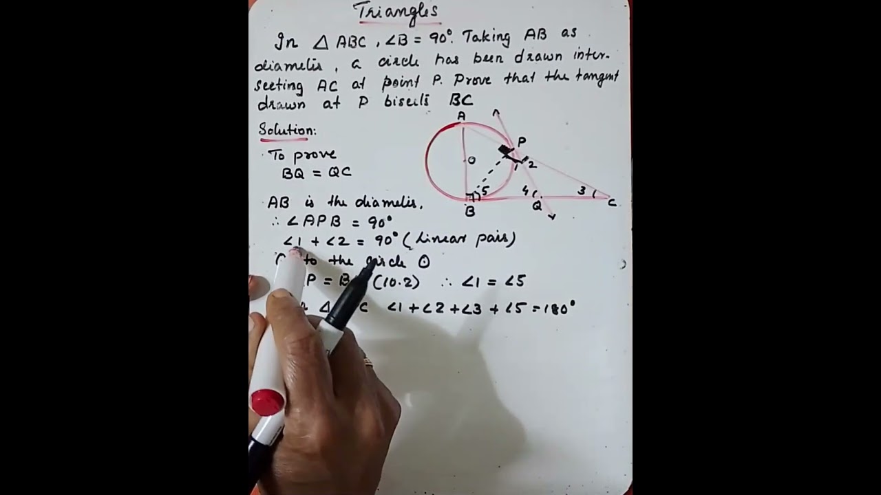 #CBSE 10th Maths #Triangles #Board exam question #lmpotant#