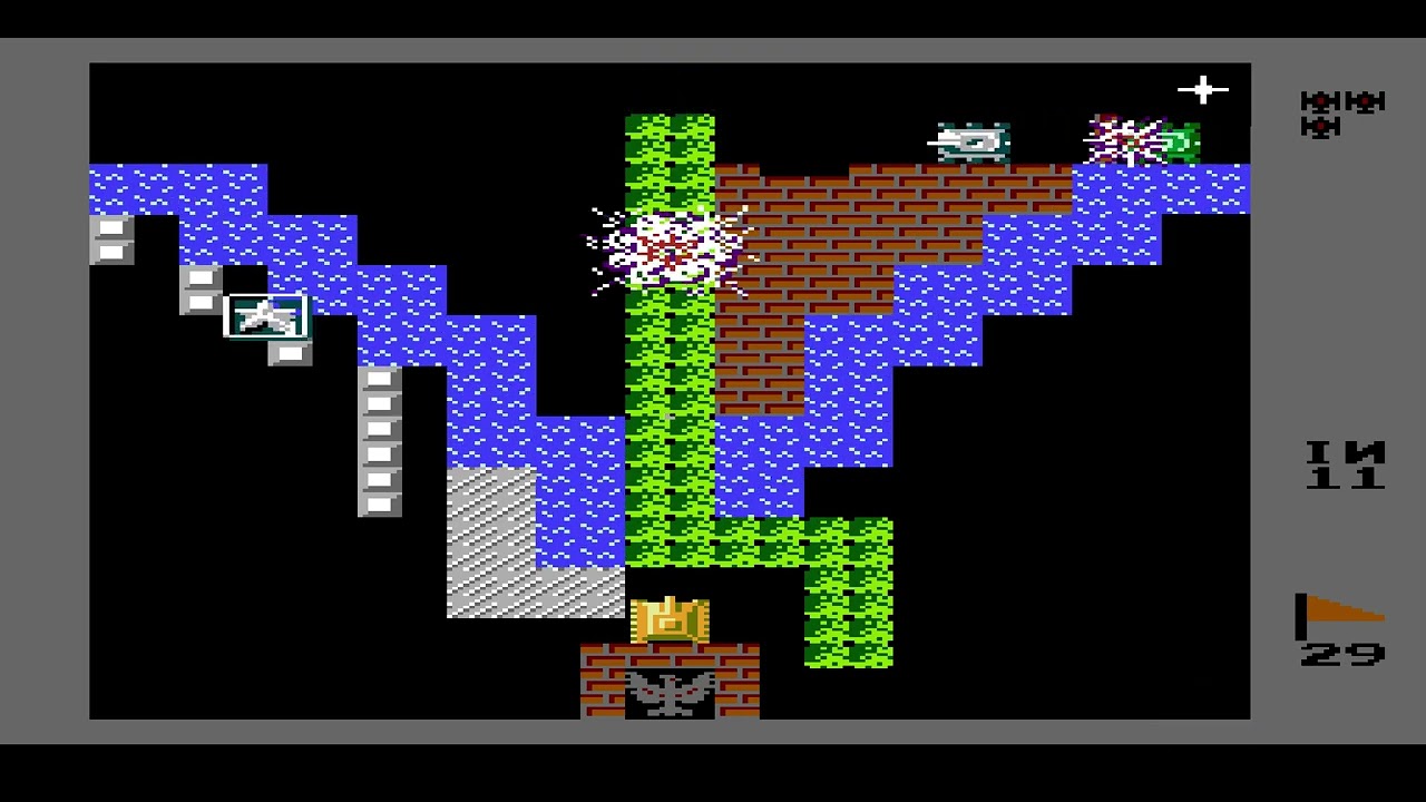 Battle City by Singularity (Battle City Hack) (NES, 1985) Уровень 29