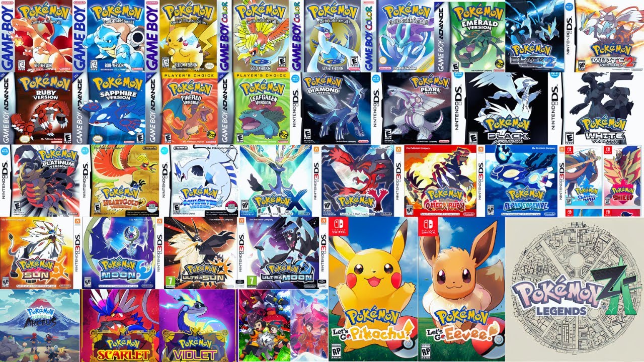 The Evolution of POKEMON Games (1996-2025)