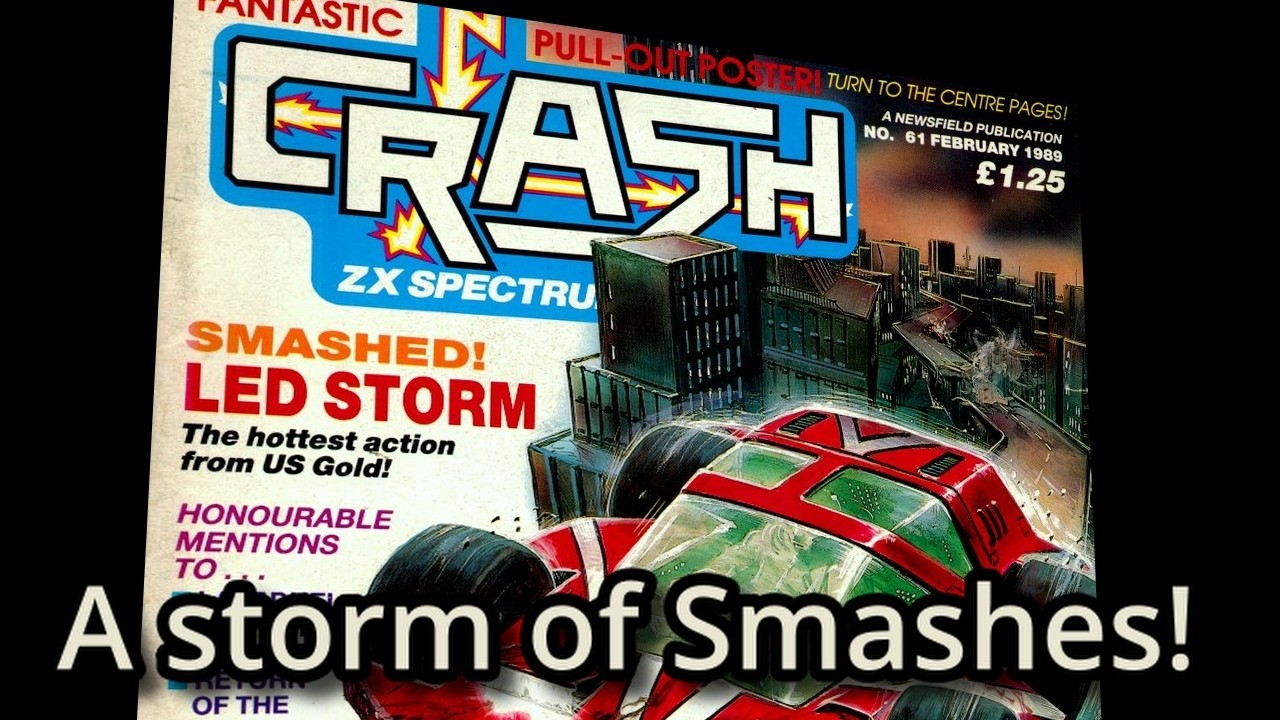 Журнал Crash, выпуск 61 &mdash; Топ-10 игр для ZX Spectrum за февраль 1989 года.
