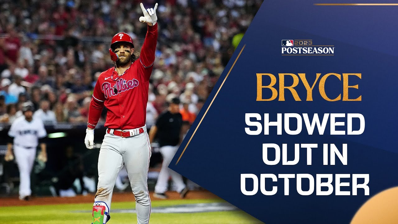 Bryce Harper's best moments of the 2023 Postseason!