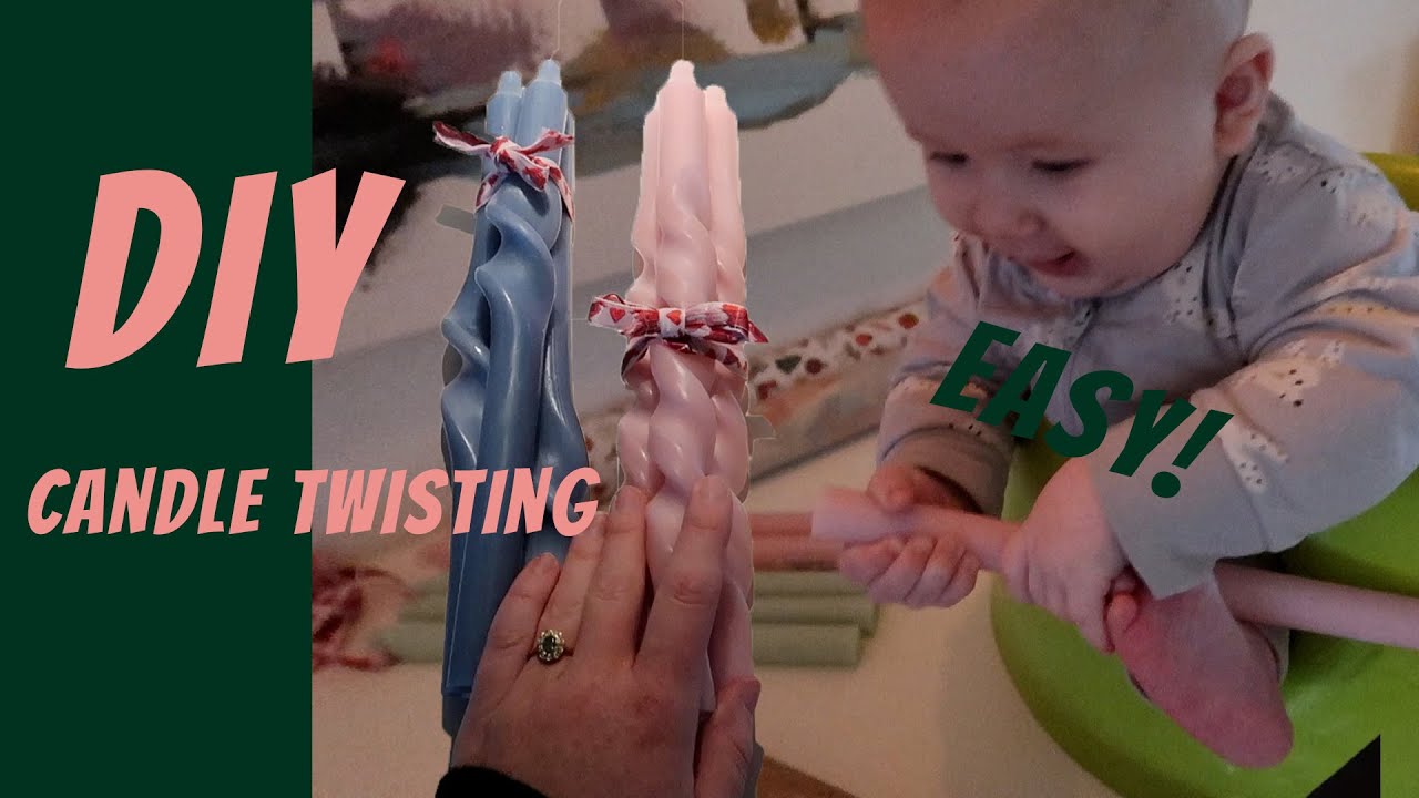 DIY I try CANDELTWISTING! Easy, fun, the perfect homemade gift for the holidays! Step-by-step guide!