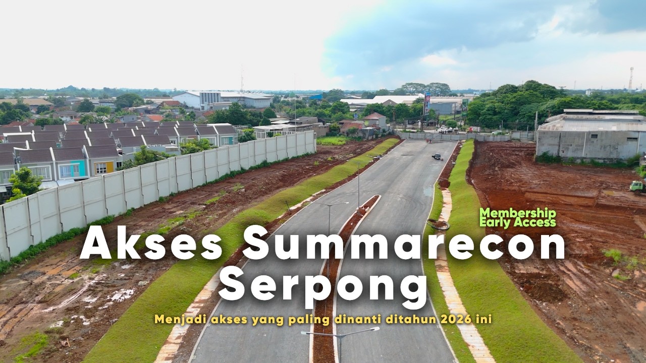 Akses baru Summarecon Serpong yang akan tembus ke Jalan Raya Legok Karawaci