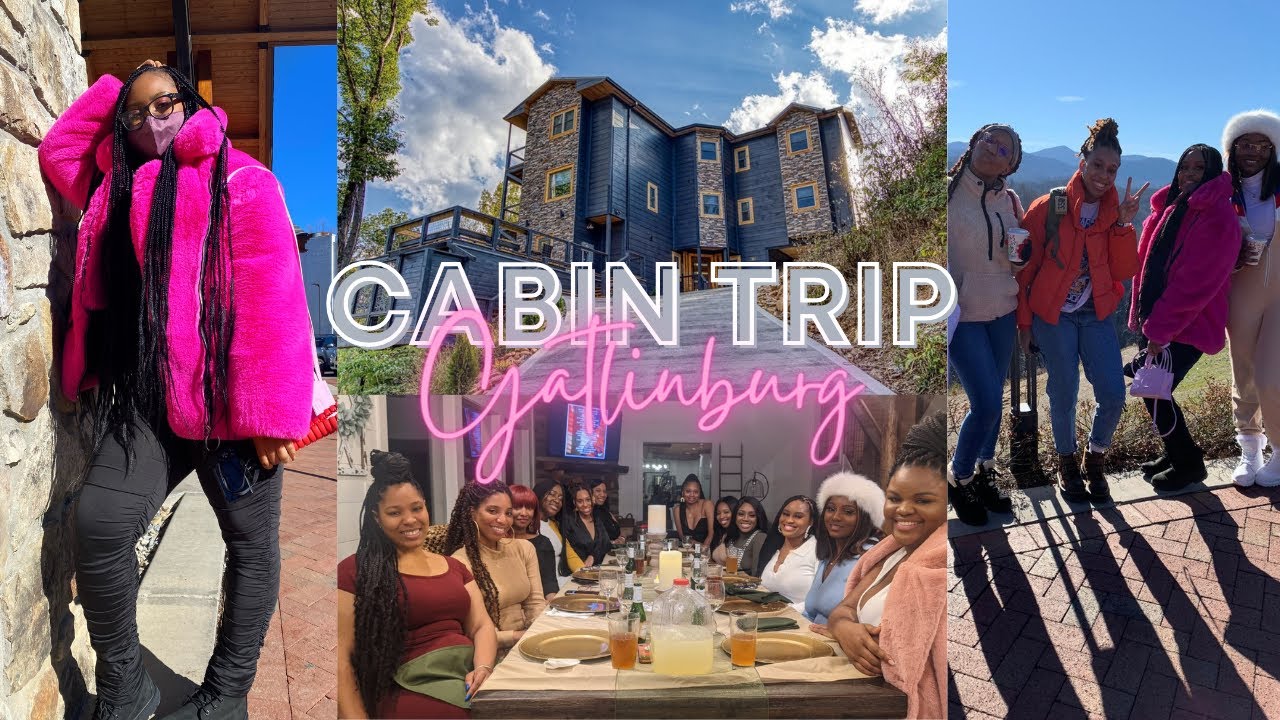 TRAVEL VLOG| GIRL'S CABIN TRIP + ZIPLINING & SNOW TUBING| Gatlinburg, Tennessee | © RANSOM BEATZ ®