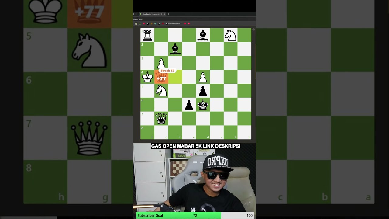 Catur Bareng Alpin Chat LIVE !! Chess.com selamat datang di HAMA ESPORT