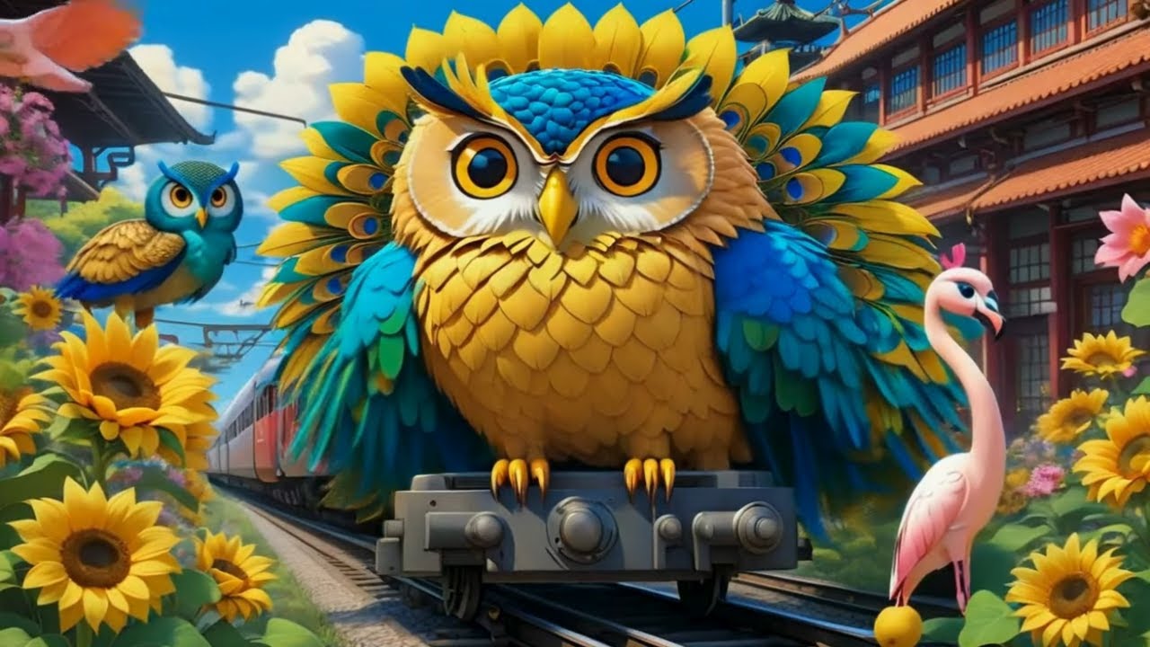 Choo Choo Train Song! 3D Fantasy world! Kids Entertainment!