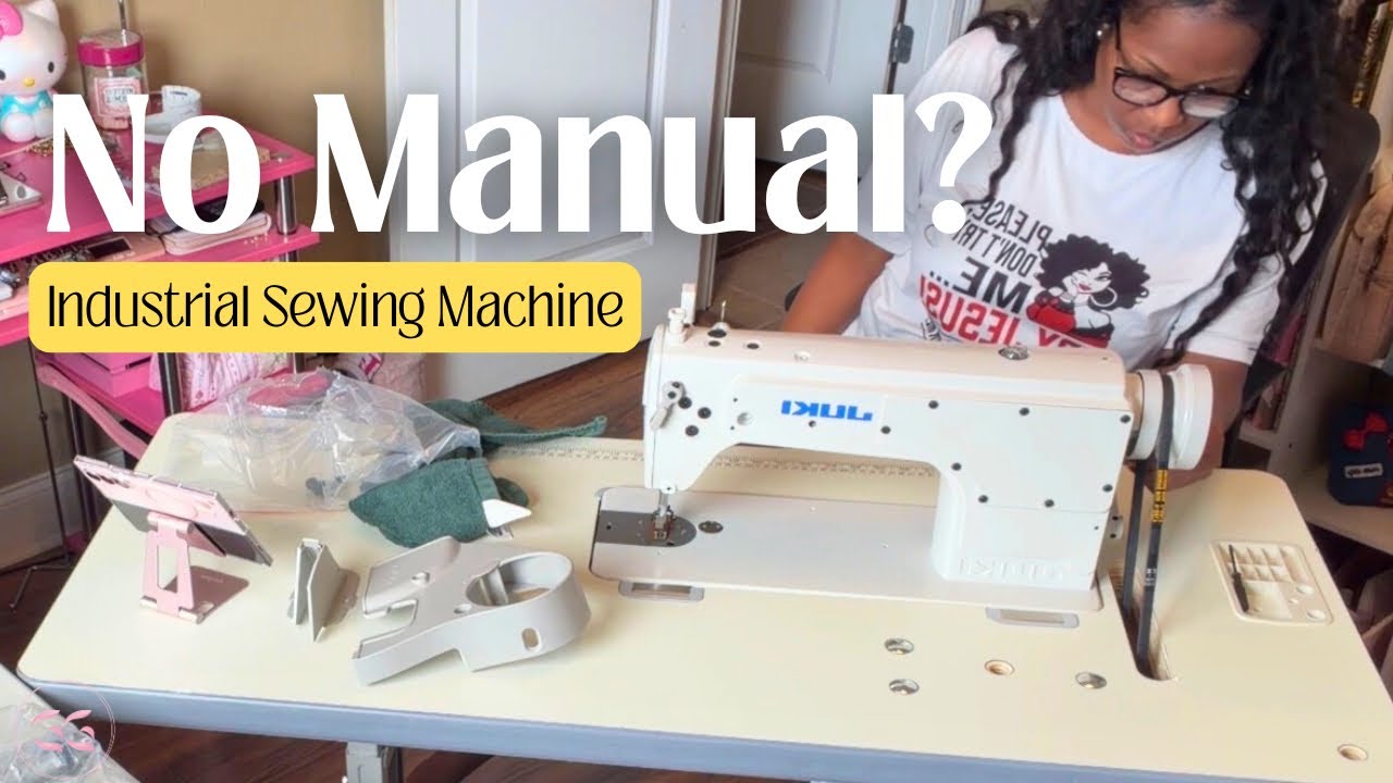 I Assembled a Juki DDL 8700 Industrial Sewing Machine With No Manual (Just YouTube)