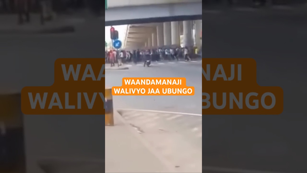 POLICE NA WANANCHI UBUNGO 🔥⚡️#trending  #ccm #tanzania #maandamano #viral