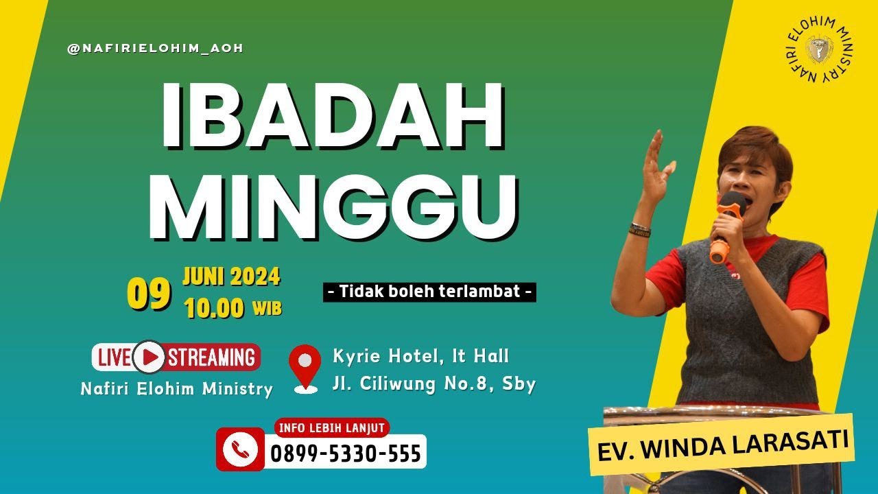Sunday Service - Ev. Winda Larasati