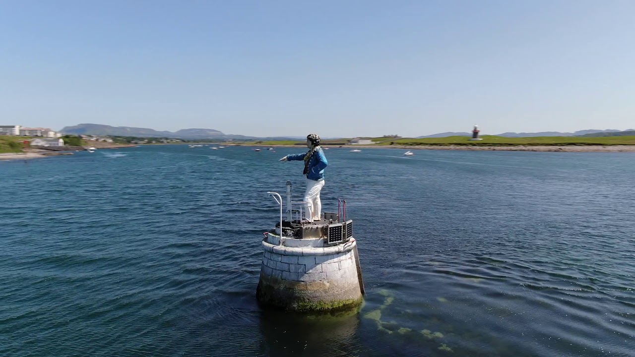 Metal Man Beacon Rosses Point, County Sligo Republic Of Ireland.