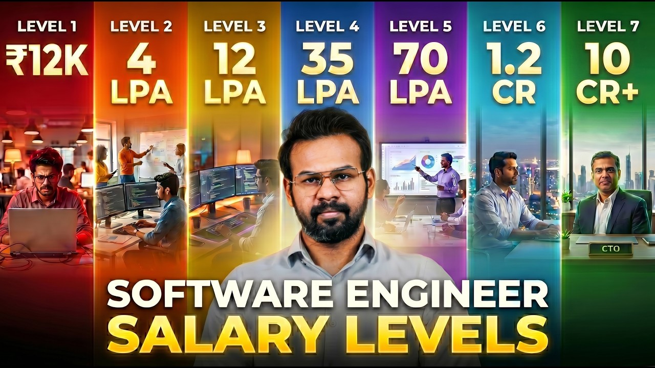 12K vs 4LPA vs 35 LPA vs 1 Crore - Tech Salary Levels Explained