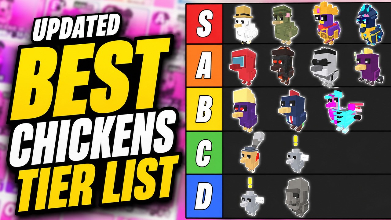 UPDATED BEST CHICKENS TIER LIST in GROW A CHICKEN FIGHTER Roblox