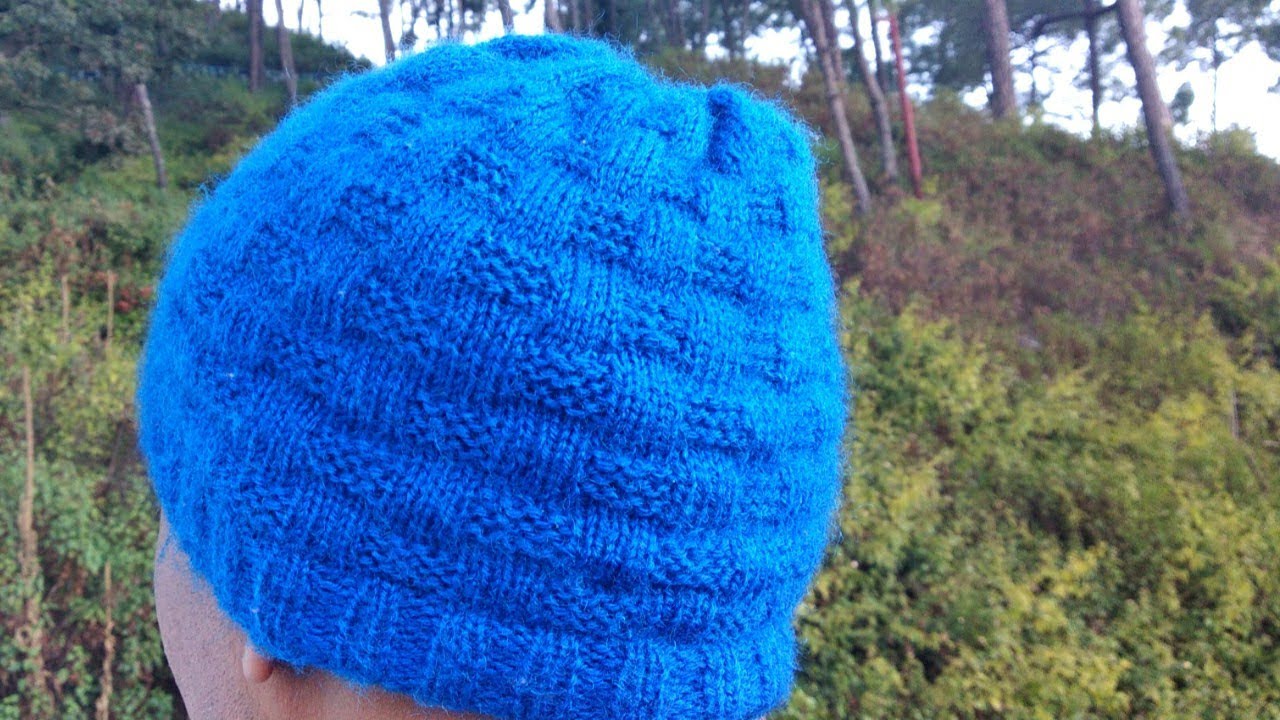 Gents Cap Knitting Pattern And Measurement | Topi Knitting design