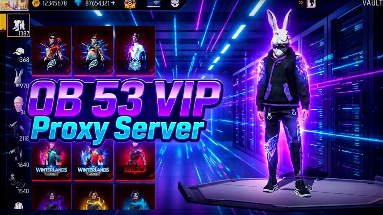 How to download VIP PROXY SERVER || FREE FIRE OB 53 VIP Proxy Server 