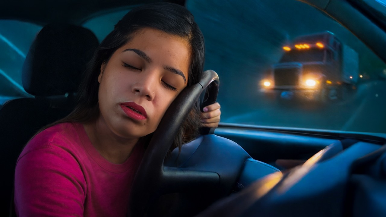 AKSHADA SLEPT WHILE DRIVING CAR!!!!