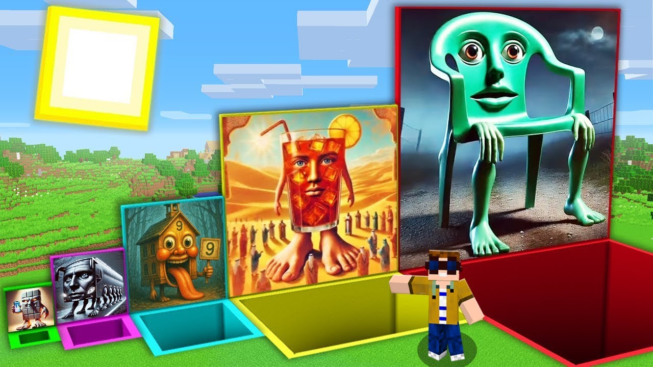 BETRETE NICHT das FALSCHE VERBOTENE BRAINROT LOCH in Minecraft!