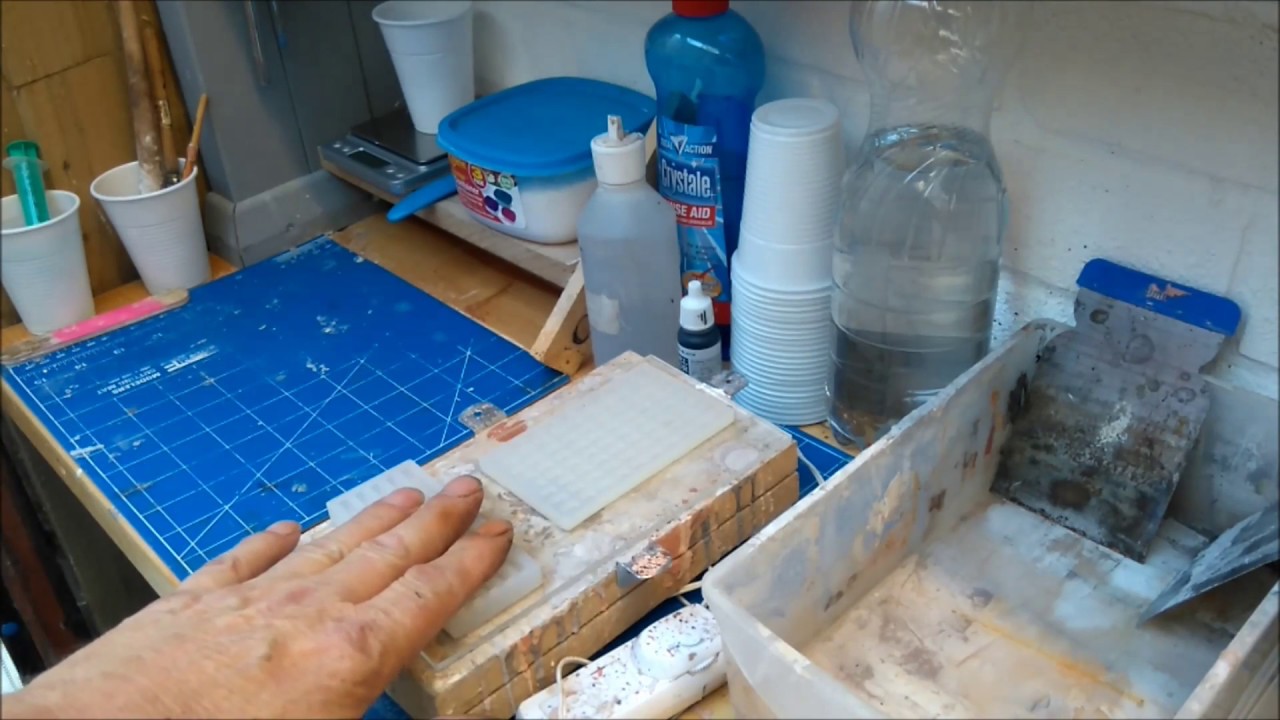 Casting In Silicon Moulds 1/35 scale Bricks And Blocks