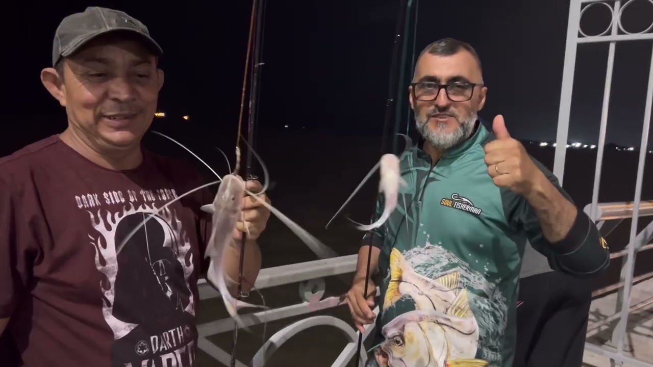 PESCARIA NA ESCADINHA - FOI SHOW DE DOUBLE 