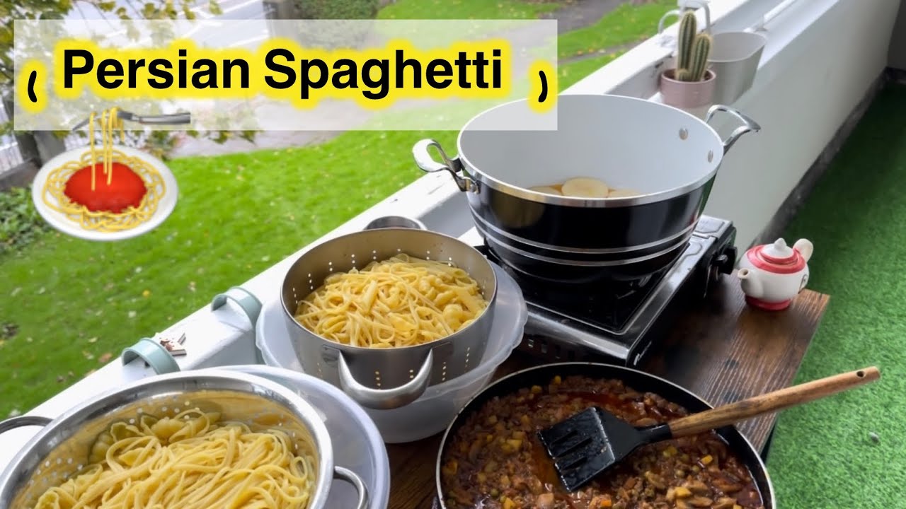 Persian Spaghetti with Meat and Vegetables You’ve Never Tried Before | With Crispy Potato Tahdig”