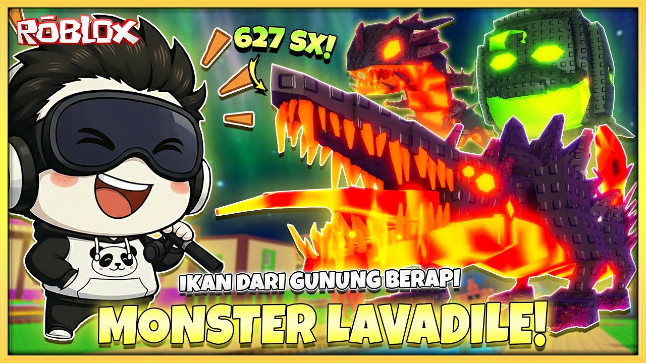 Si Mecin MENCURI IKAN  PALING MAHAL LAVADILE Si MONSTER LAVA di STEAL A FISH! Roblox Indonesia