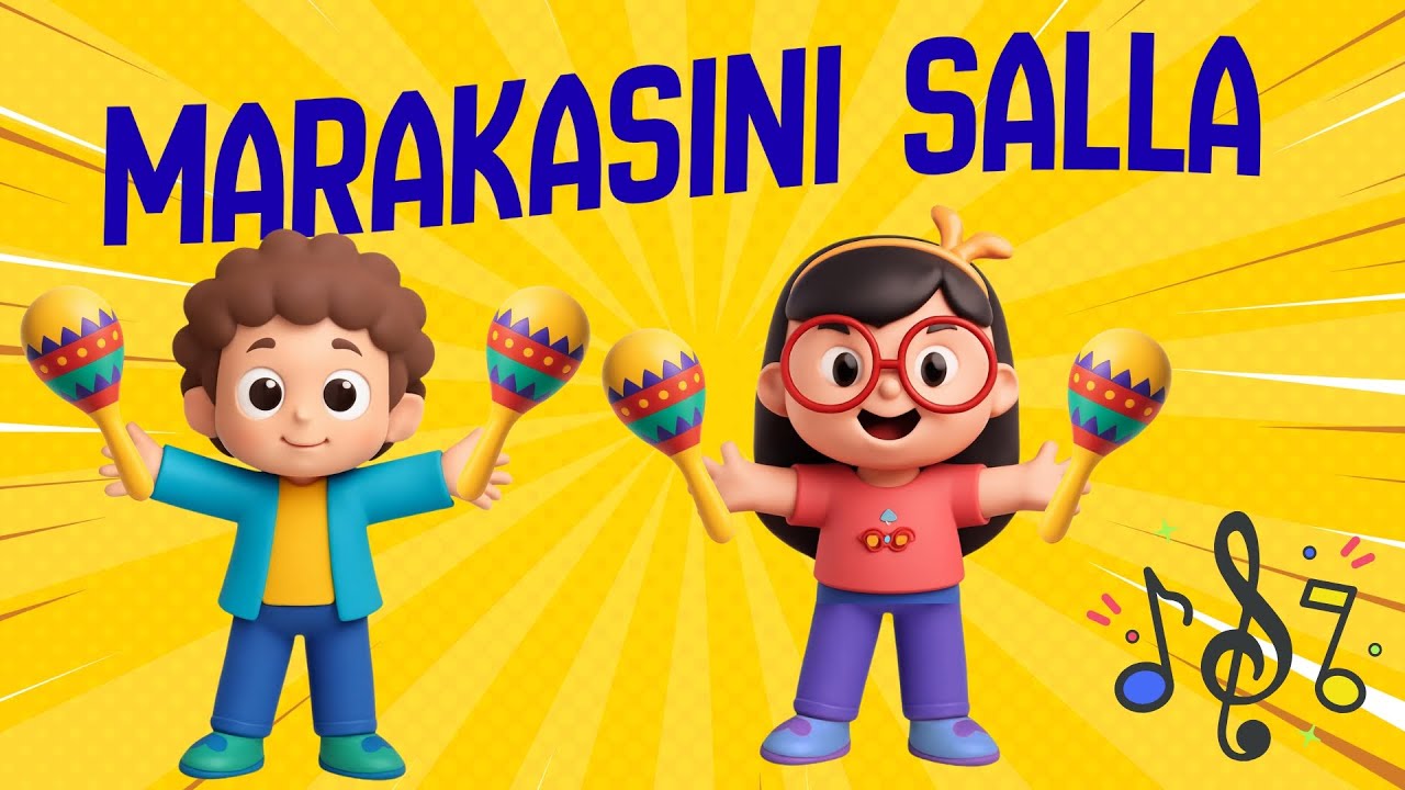 Marakasını Salla - Eğlenceli dans 🎵 |  Okul öncesi Çember Şarkısı Ikoordinasyon gelişimi