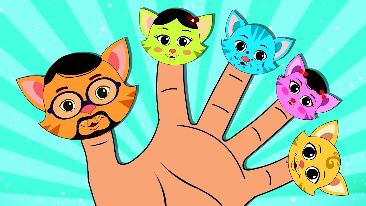 Kitty Cat Finger Family | The Finger Family Song for Children | Nursery Rhymes for Babies