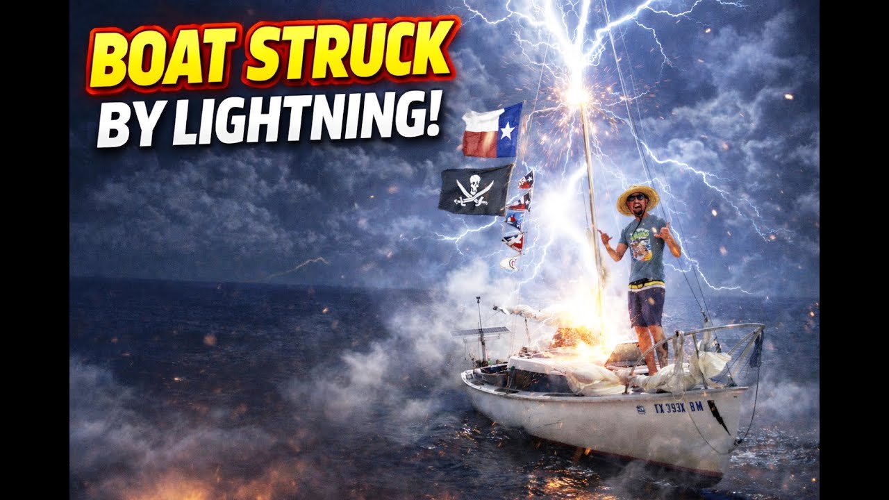 I Was Struck by Lightning Sailing 200 Miles along the Texas Coast