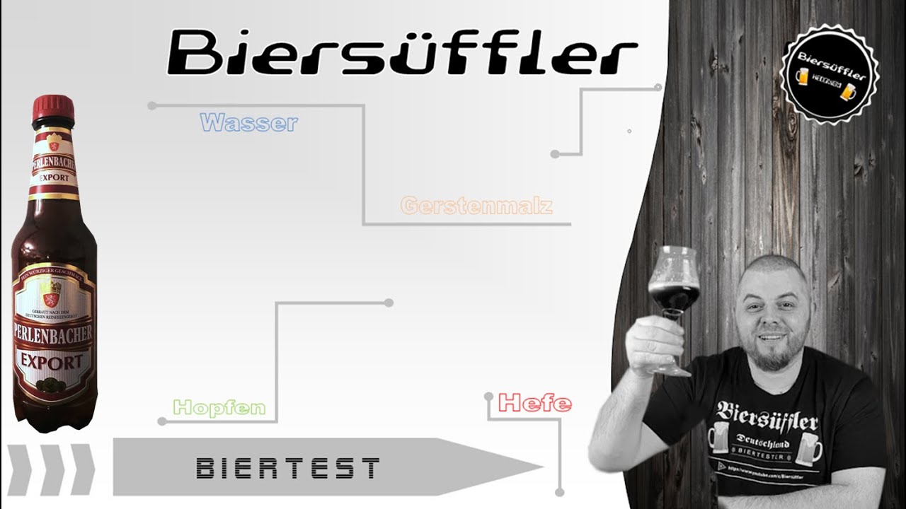 Biertest - Perlenbacher Export Flasche