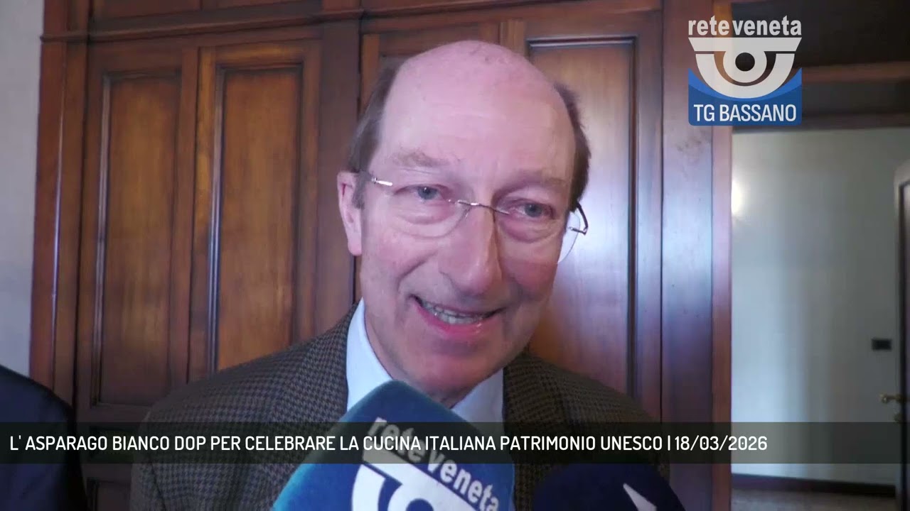 L' ASPARAGO BIANCO DOP PER CELEBRARE LA CUCINA ITALIANA PATRIMONIO UNESCO | 18/03/2026