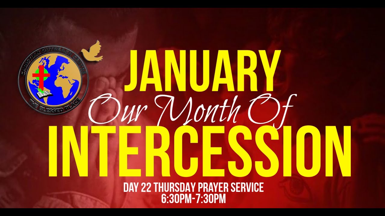THURSDAY  MID-WEEK PRAYER SERVICE - 22ND  JANUARY 2026