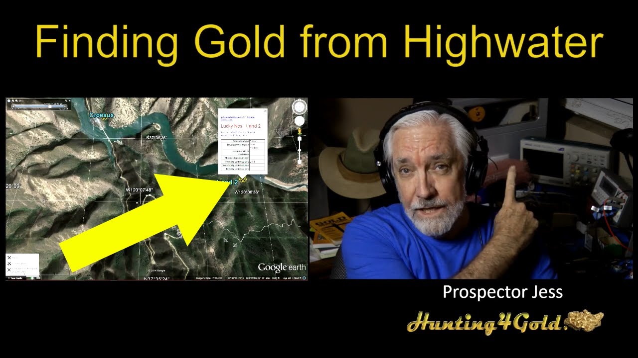 Finding Placer Gold from High Water (Gold Prospecting)