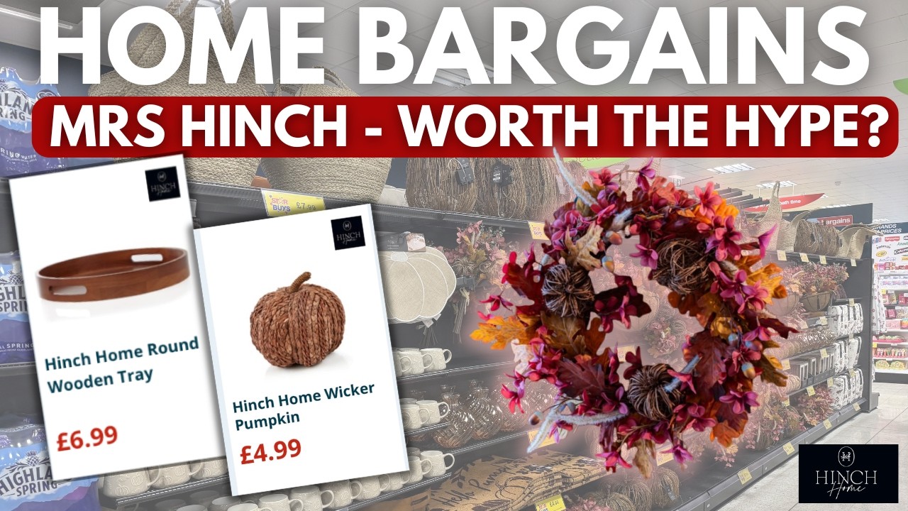 НОВИНКИ В HOME BARGAINS: КОЛЛЕКЦИЯ MRS. HINCH! А также вирусный стул и аналог Jellycat 👀