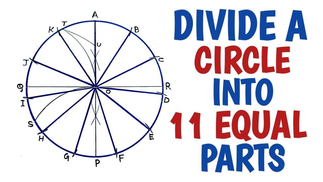 How to divide a circle into 11 equal parts