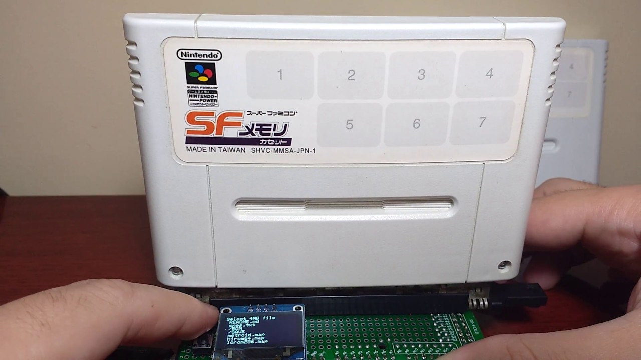Cartucho Flash Super Nintendo (SF Memory Cassette) - Shield Arduino