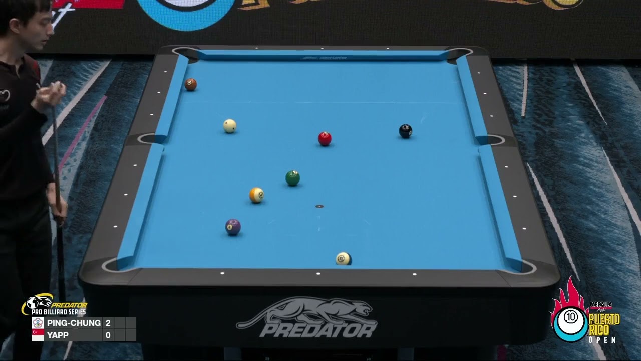 Ko Ping Chung vs. Aloysius Yapp ▸ Medalla Light Puerto Rico Open ▸ Predator Pro Billiard Series