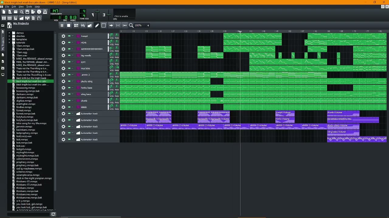 black knife but it's an orchestral remix