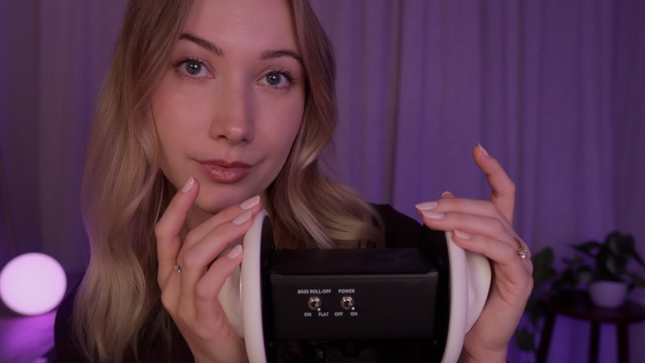 ASMR Ear-to-Ear Whispers Before You Sleep 💤&nbsp;Gentle Ear Taps, Ear Cupping (3dio mic) ☁️