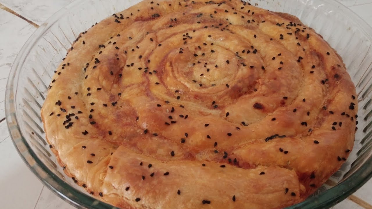 #محنشة بعجينة المسمن تجي مورقة وبنينة بطريقتي الخاصة 😘