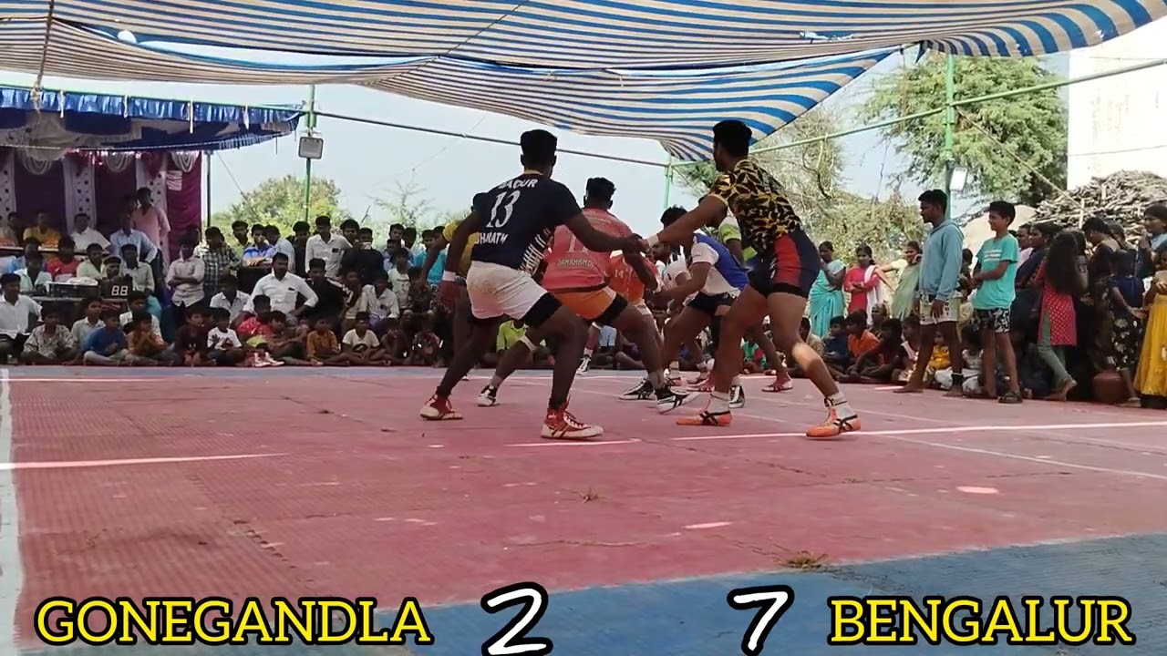 BENGALUR VS  GONEGANDLA 🔥☠️ Karnataka tornament 🔥🔥☠️💥 semi final match 🔥💥💥💥